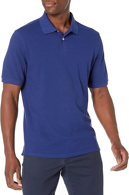 Men's Regular-Fit Short Sleeve Cotton Pique Polo Shirt (Available in Big & Tall)